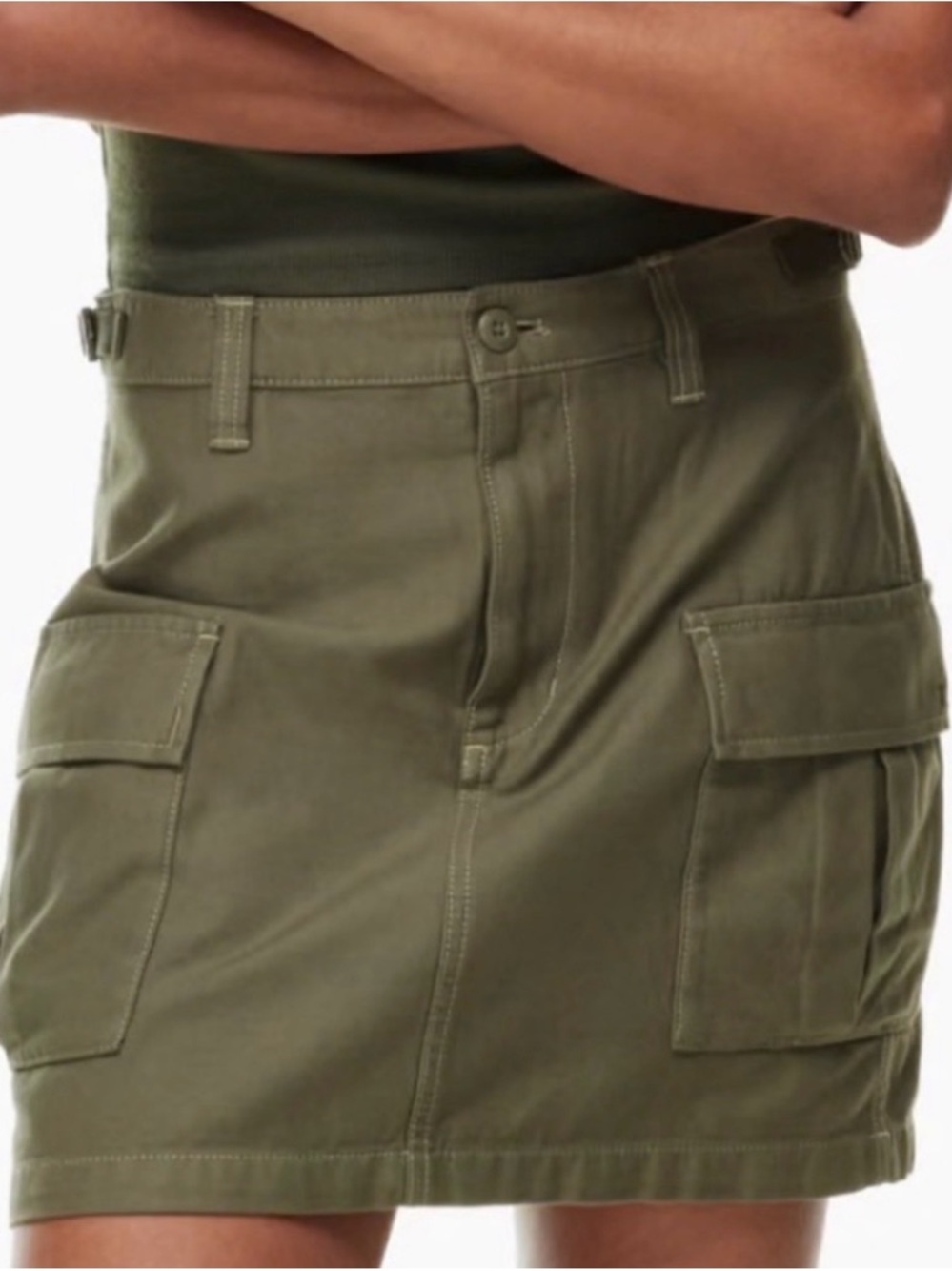 TNA Men's Olive Cargo Shorts